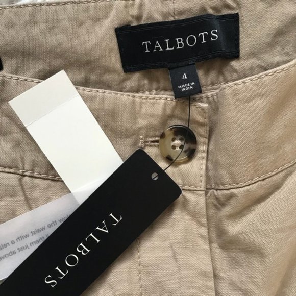 NWT Talbots Boyfriend khakis size 4 - Picture 5 of 7